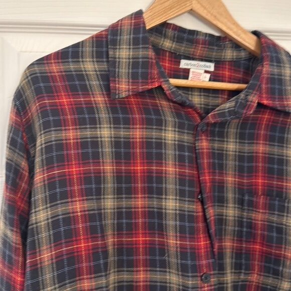 Nwot Carbon2Cobalt Plaid Shirt - Picture 1 of 5